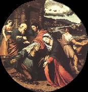 Juan Vicente Masip The Visitation oil painting on canvas